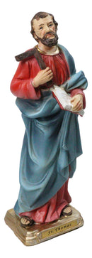 Christian Apostle Of Jesus Saint Thomas The Logical Doubter Thinker Figurine 8"H