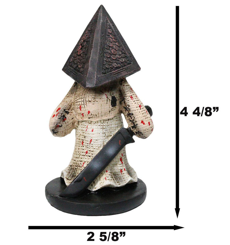 Silent Hill Pyramid Head Boss Villain Halloween Pinheads Monster Figurine