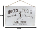 Witch Hocus Pocus Family Owned Rentals Sales Repairs Broomstick Co Wall Sign