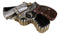 Rustic Old World Western Country Cowboy Gun Pistol With Bullets Trinket Box