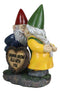Whimsical Mr Mrs Gnome Kissing By Heart Sign I Wanna Grow Old With You Figurine