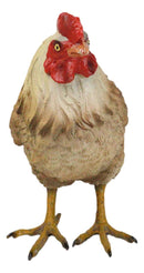 Rustic Western Country Farm Light Brown Chicken Hen Figurine 4.5" Tall