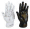 Ebros Psychic Fortune Teller Palmistry Hand Palm Figurine (Black & White Set) - Ebros Gift