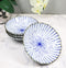 Pack Of 6 Fubuki Tokusa Made In Japan Round Flair Deep Plates Shallow Bowls 15oz