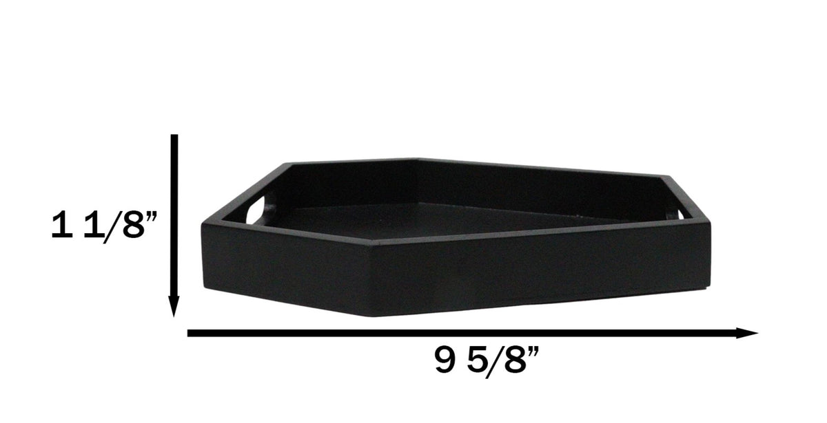 Gothic Dark Arts Spooky Vampire Coffin Trinket Jewelry Tray With Handles 9.5" L