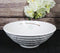 Set Of 6 Modern Yukino Hana Melamine Large Ramen Soup Pasta Salad Bowls 46oz 9"D