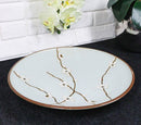 Pack Of 4 Made In Japan Soushun Sakura Round Porcelain Buffet Lunch Plates 10"D