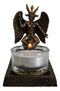 Sabbatic Goat of Mendes Lilith Baphomet Pentagram Votive Candle Holder Figurine