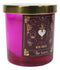 Wicca Witchcraft Mystic Tarot The Lovers Red Rose Scented Pillar Candle Gold Lid