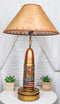 Western Patriotic American Flag USA Angel Winged Cross Bullet Shell Table Lamp