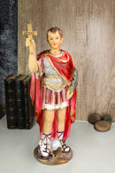 Catholic Devotion Saint Expedite Roman Centurion Christian Martyr Altar Figurine - Ebros Gift