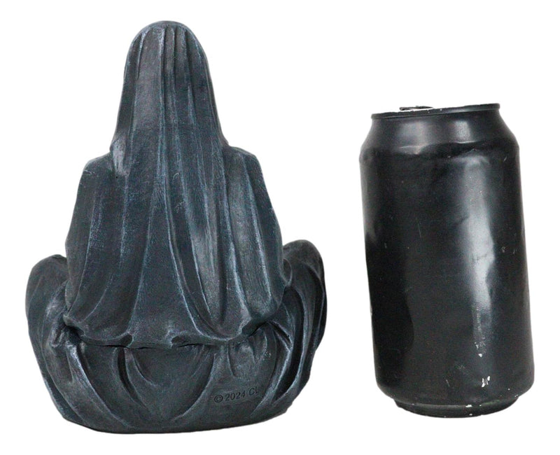 Reaper of Souls Grim Reaper In Hooded Cloak Backflow Incense Cone Burner Statue