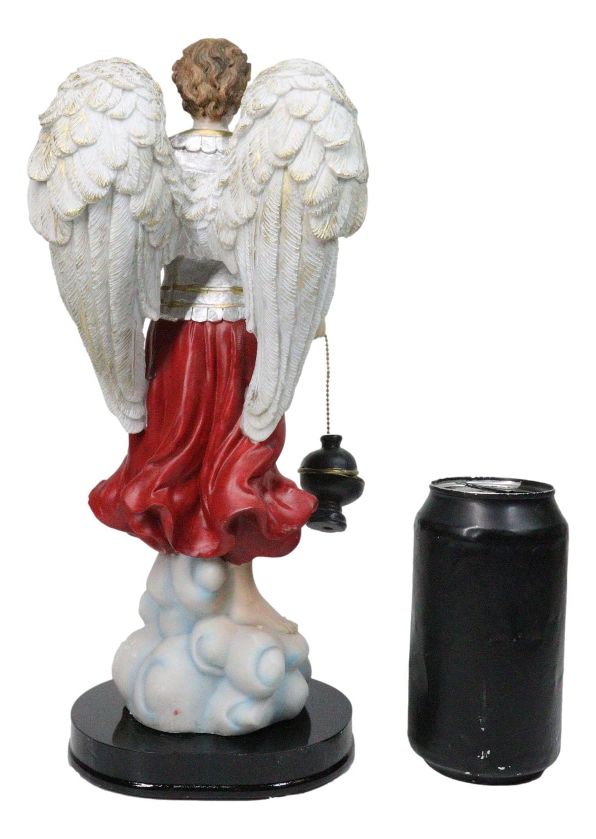 Archangel Saint Jofiel Carrying Censer Figurine With Base 12"H Angel Of Wisdom