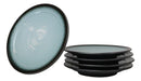 Pack Of 5 Ceramic Blue Sky Seikai Collection Large Round Dinner Plates 10" D
