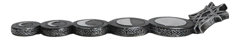 Wicca Mystic Triple Moon Phases Sacred Goddesses Incense Stick Holder Burner