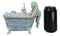 Amy Brown Aquamarine Pretty Mermaid Relaxing And Bubble Bathing in Tub Figurine