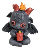 Wicca Occult Pentagram Baphy The Sabbatic Baby Goat Baphomet Ritual Figurine