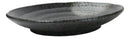 Pack Of 5 Ceramic Charcoal Grey Tone Hakumu Porcelain Round Dinner Plates 8.75"D