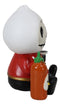 Furrybones Chinese Bao White Steamed Bun With Chili Bottle Furry Bone Figurine