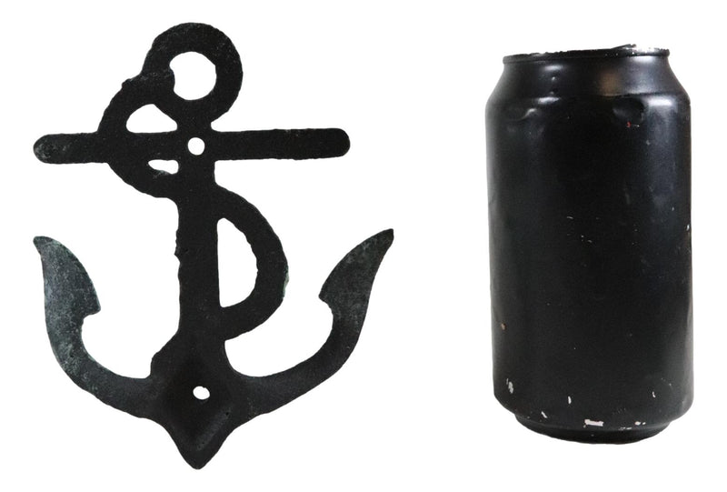 Pack of 2 Cast Iron Rustic Verdigris Sailor Ocean Ship Anchor Double W–  Ebros Gift