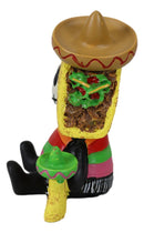 Furrybones Pancho The Taco King with Sombrero And Nachos Furry Bone Figurine