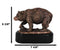 Pawing Grizzly Bear Statue 6.25"H Bronze Electroplated Resin Wildlife Figurine