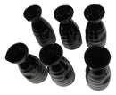 Pack Of 6 Twilight Black And Grey Waterfall Japanese Wine Sake Tokkuri Flask