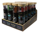 Pack Of 20 Dark Forest Fragranced Incense Sticks With Wood Holder Display Set