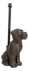 Rustic Cast Iron Scottish Terrier Puppy Dog Door Stop Or Porter With Long Handle