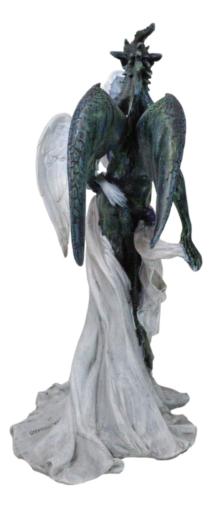The Dark Chemical Wedding Union of Night Dragon and Morning Angel Figurine