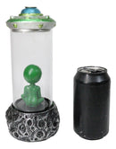 UFO Green Roswell Alien Yoga Spaceship Capsule Backflow Incense Cone Burner