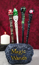 Witches Wizard Magic Wands Ancient Rock Wand Holder Stand Prop Accessory Decor