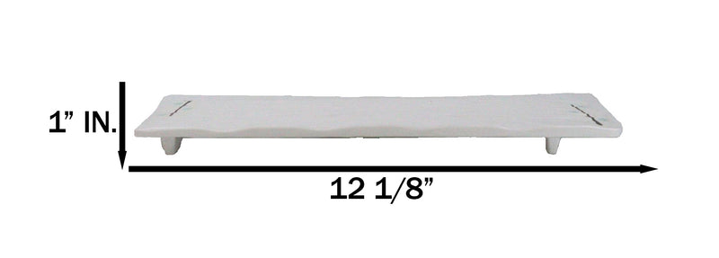 Pack Of 6 Melamine Yukino Hana Rectangular Sushi Entree Serving Platters 12" L