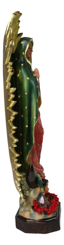 Our Lady of Guadalupe With Mandorla of Rays Mother Mary Catholic Figurine 18"H