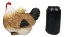 Rustic Farmhouse Chicken Mother Hen with Adorable Chicks Animal Family Figurine