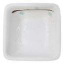 Pack Of 6 Square Yukino Hana Snowflakes Melamine Condiments Dipping Sauce Dishes