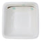Pack Of 6 Square Yukino Hana Snowflakes Melamine Condiments Dipping Sauce Dishes