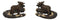 Set of 2 Rustic Western Bull Moose On Branch Drapery Curtain Holdback Tie Back
