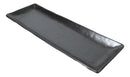 Pack Of 5 Black Tetsu Kesho Ceramic Collection Rectangular Serving Platter 14" L