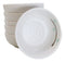 Set Of 6 Modern Yukino Hana Snowflakes Melamine Soup Rice Shallow Bowls 5oz