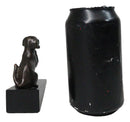 Brass Metal Adorable Begging Labrador Retriever Dog Door Stop Stopper Wedge