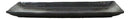 Pack Of 5 Charcoal Grey Tone Hakumu Collection Rectangular Serving Platters 14"L