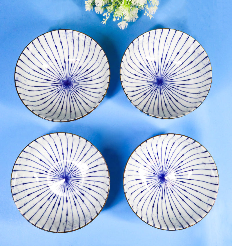 Pack Of 4 Fubuki Tokusa Made In Japan Ramen Soup Rice Salad Medium Bowls 32oz