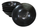 Pack Of 5 Charcoal Grey Tone Hakumu Collection Large Ramen Soup Dinner Bowl 40oz