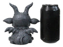 Gothic Agamon Bulldog Horned Gargoyle Figurine 5" H Mythical Fantasy Talisman