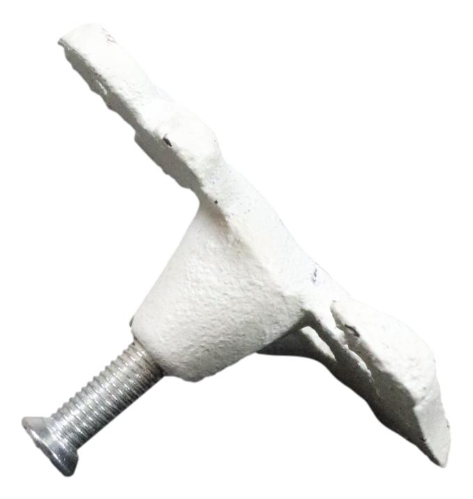 Set Of 6 Aged White Marine Sea Sailor Ship Anchor Drawer Cabinet Door Pull Knobs