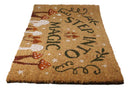 Step Into Magic Dark Forest Mushrooms Wicca Coir Coconut Fiber Floor Mat Doormat