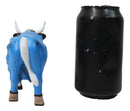 Cow Parade Western Country Farmer Cow In Bib Overalls Collector's Figurine