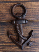 Rustic Cast Iron Nautical Coastal Marine Ship Anchor Beer Bottle Opener Set Of 2