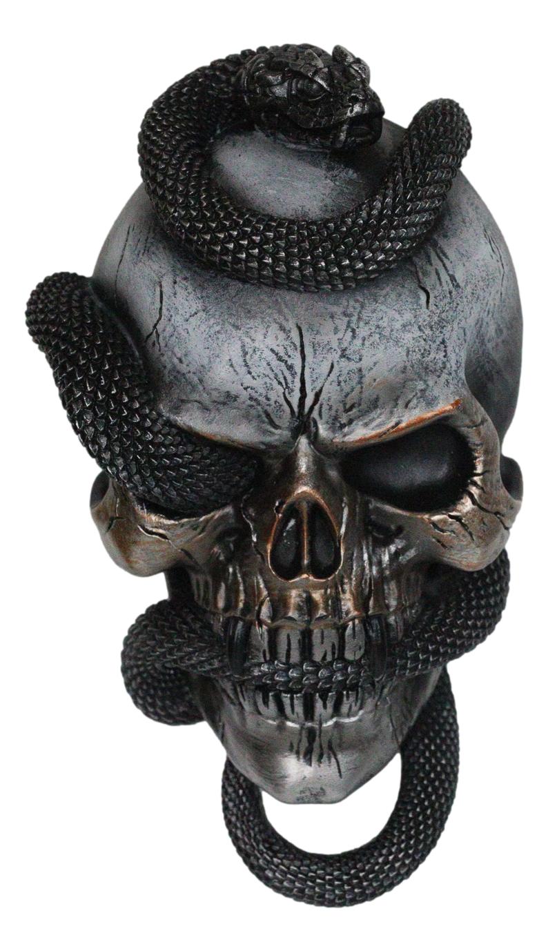 Cult Of Canaan Serpent Skull Masque Ornament On Pole Stand Or Wall Sculpture
